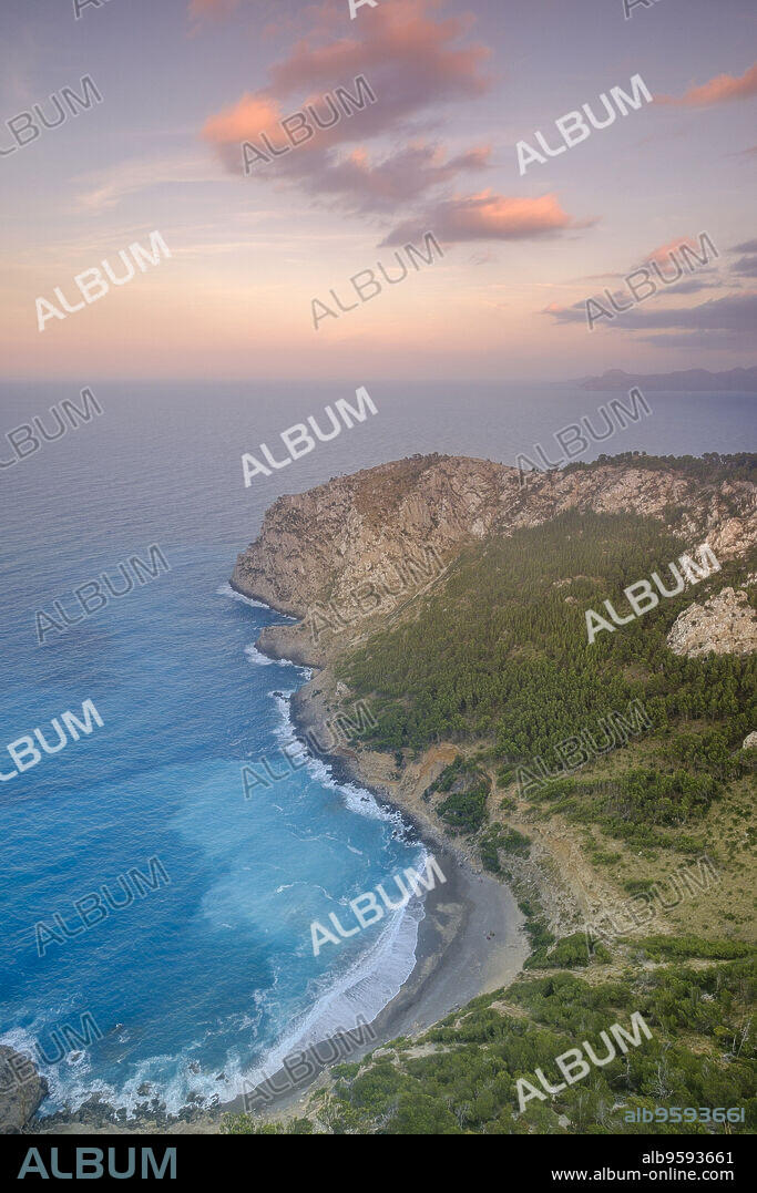 playa es Coll Baix y Cap de Menorca, Alcudia, Mallorca, balearic islands, spain, europe.