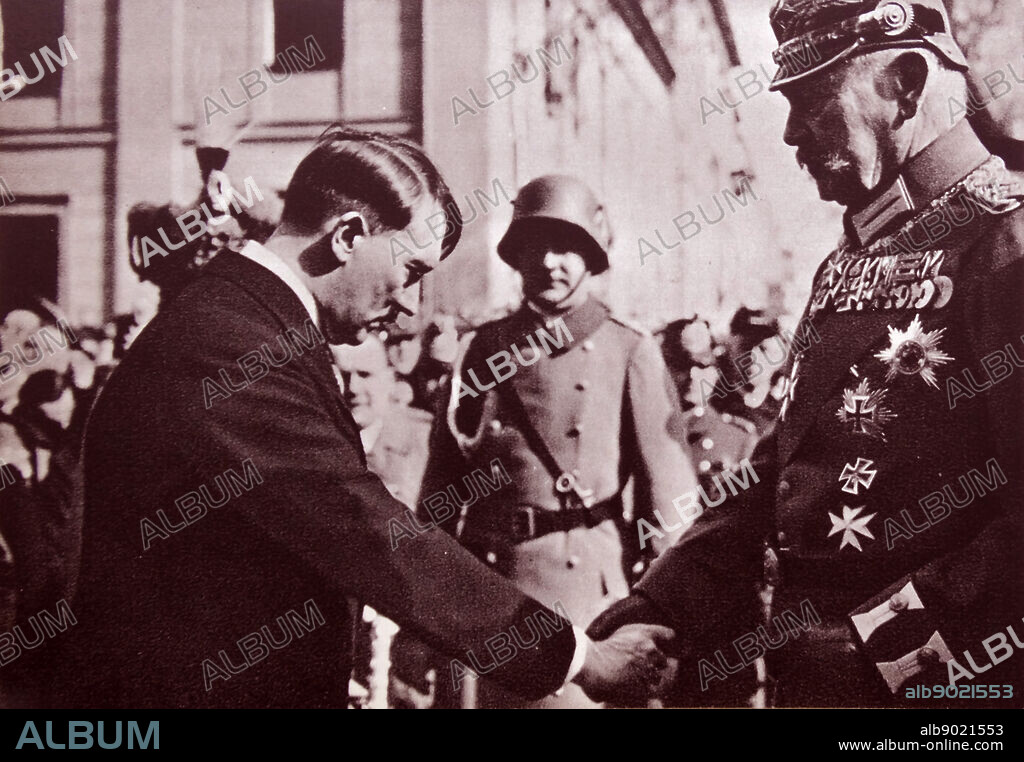 Reich President von Hindenburg appointed Adolf Hitler as Chancellor.