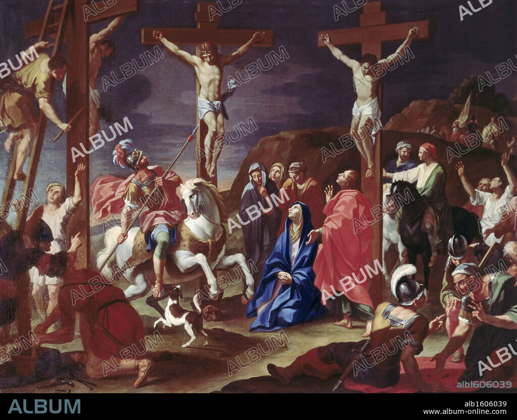 The Crucifixion  Hendrick Krock (1677-1738 Danish).