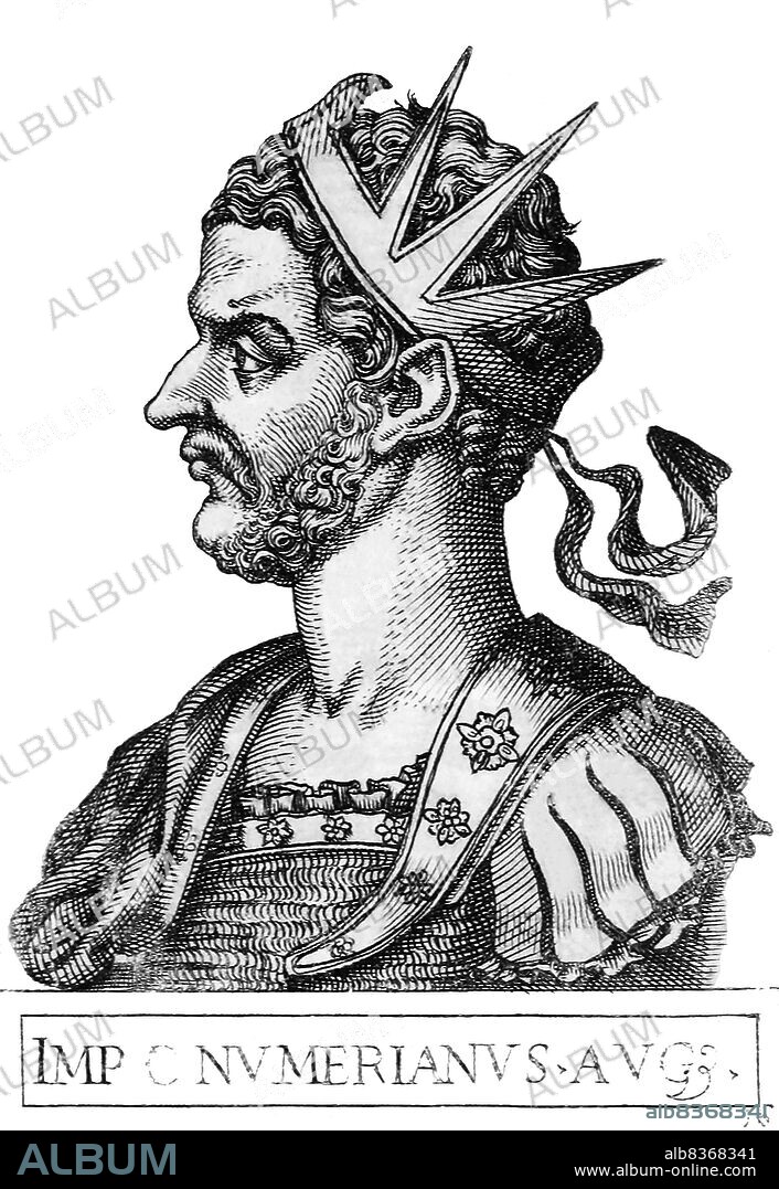 Numerian (-284) was the son of Emperor Carus and younger brother to Carinus, who he would be joint emperor with in later life. Carus immediately elevated both Carinus and Numerian to Caesars after his ascension to the throne, taking Numerian east with him to wage war against the Sassanid Empire while Carinus was left in charge of the West.<br/><br/>. Carus soon died after becoming emperor, making Numerian and Carinus the new emperors.