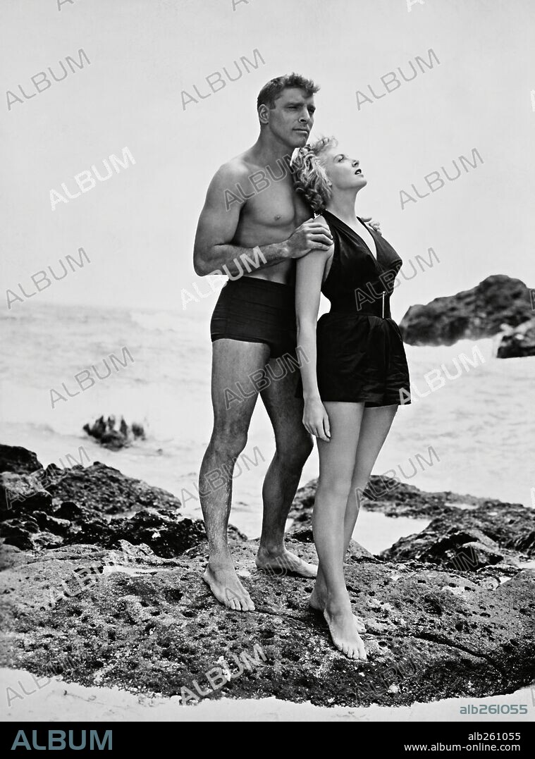 BURT LANCASTER et DEBORAH KERR dans FROM HERE TO ETERNITY, 1953, réalisé par FRED ZINNEMANN. Copyright COLUMBIA PICTURES.