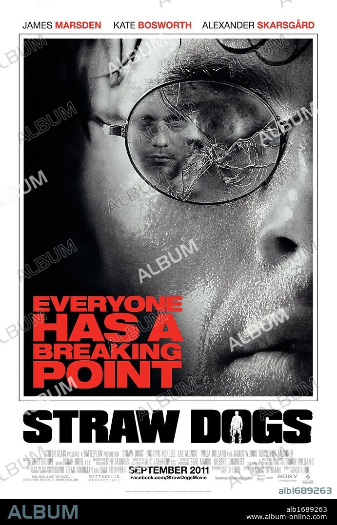 Plakat zu STRAW DOGS - WER GEWALT SÄT, 2011 (STRAW DOGS), unter der Regie von ROD LURIE. Copyright BATTLEPLAN PRODUCTIONS.