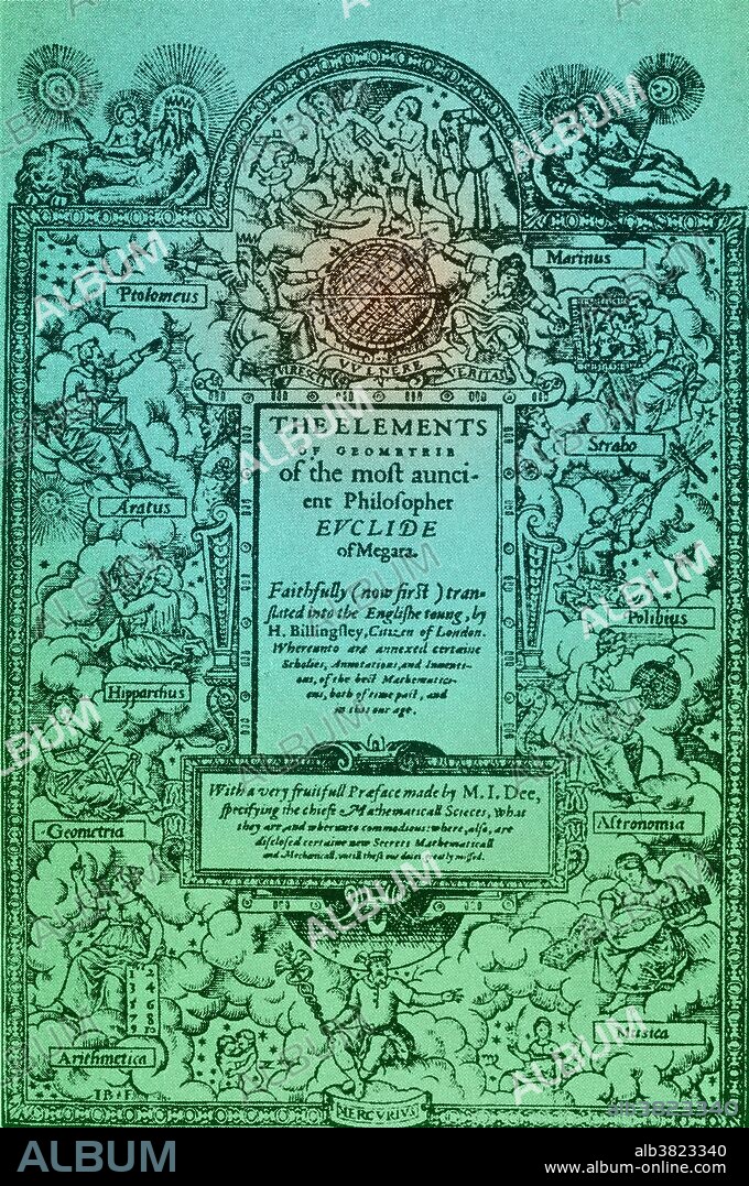 Elements of Geometry, Frontispiece, 16th Century
