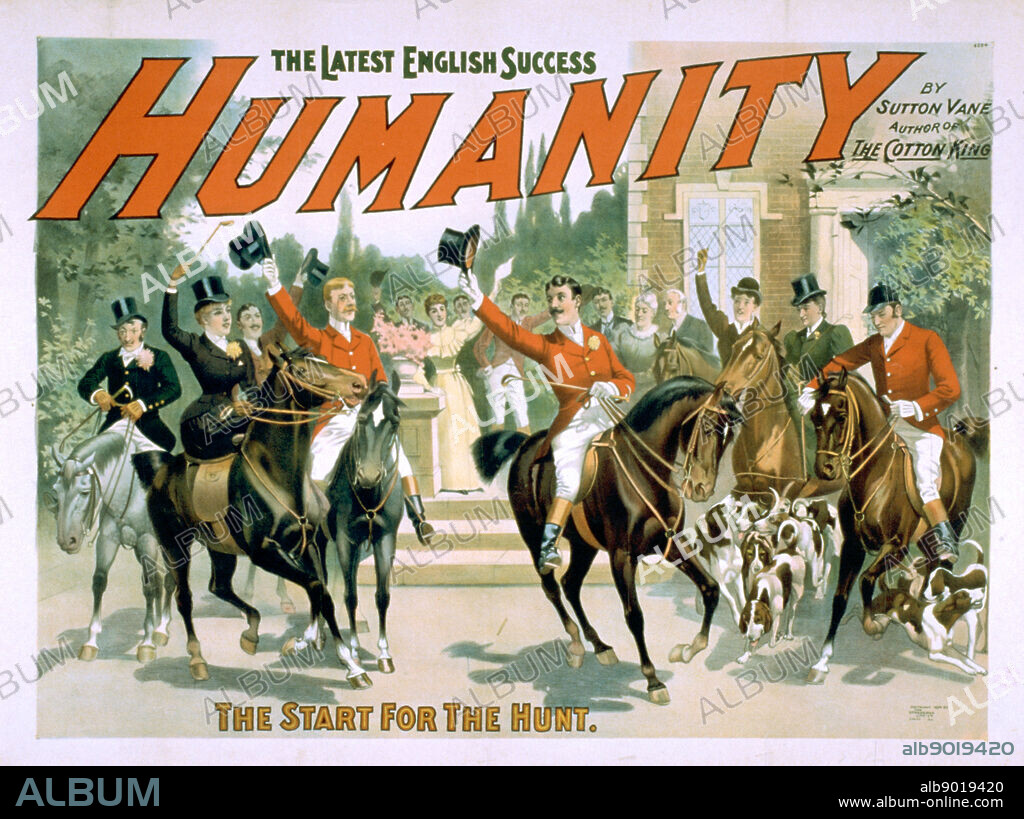 Humanity the latest English success : by Sutton Vane, author of The cotton king, c1894.