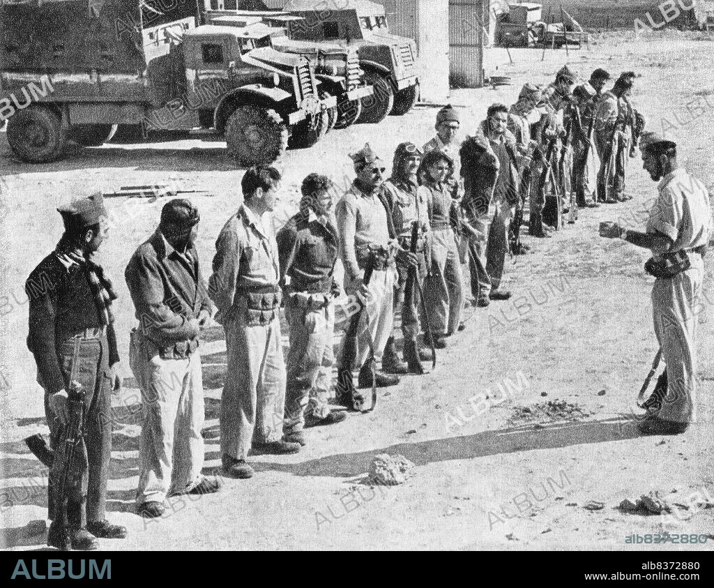 Operation Yoav (also called Operation Ten Plagues or Operation Yo'av) was an Israeli military operation carried out from 1522 October 1948 in the Negev Desert, during the 1948 ArabIsraeli War. Its goal was to drive a wedge between the Egyptian forces along the coast and the BeershebaHebronJerusalem road and ultimately to conquer the whole Negev. Operation Yoav was headed by the Southern Front commander Yigal Allon.<br/><br/>. The Palmach (Hebrew: 'strike forces') was the elite fighting force of the Haganah, the underground army of the Yishuv (Jewish community) during the period of the British Mandate for Palestine. The Palmach was established on 15 May 1941. By the outbreak of the Israeli War for Independence in 1948 it consisted of over 2,000 men and women in three fighting brigades and auxiliary aerial, naval and intelligence units.