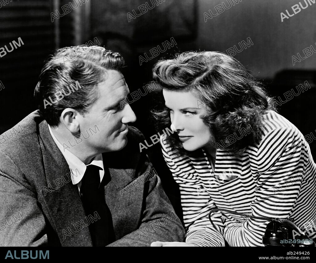 KATHARINE HEPBURN und SPENCER TRACY in WOMAN OF THE YEAR, 1942, unter der Regie von GEORGE STEVENS. Copyright M.G.M.