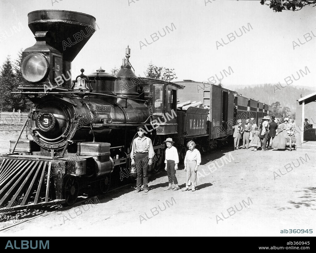 BUSTER KEATON en EL MAQUINISTA DE LA GENERAL, 1927 (THE GENERAL), dirigida por BUSTER KEATON y CLYDE BRUCKMAN. Copyright UNITED ARTISTS.