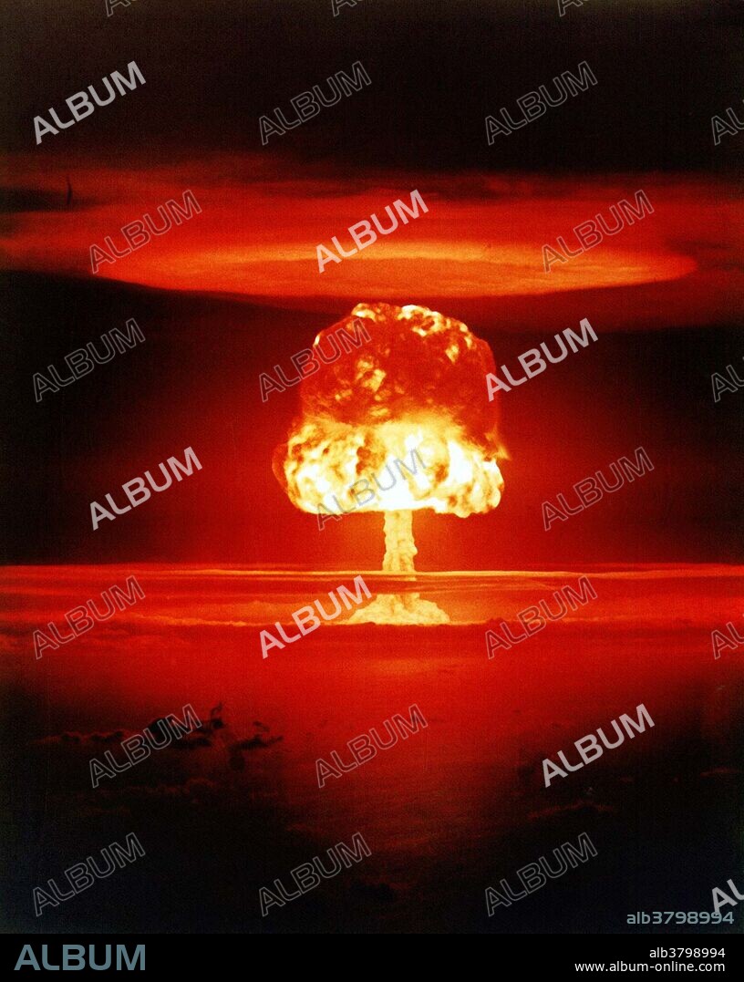 Romeo was an 11 megaton shot fired from a barge near Bikini Atoll on March 26, 1954. Operation Castle was a United States series of high-yield (high-energy) nuclear tests by Joint Task Force 7 (JTF-7) at Bikini Atoll beginning in March 1954. Conducted as a joint venture between the Atomic Energy Commission (AEC) and the Department of Defense (DoD), the ultimate objective of the operation was to test designs for an aircraft-deliverable thermonuclear weapon. Operation Castle was considered by government officials to be a success as it proved the feasibility of deployable "dry" fuel designs for thermonuclear weapons. There were technical difficulties with some of the tests: one device had a yield much lower than predicted (a "fizzle"), while two other devices detonated with over twice their predicted yields. One test in particular, Castle Bravo, resulted in extensive radiological contamination of nearby islands (including inhabitants and U.S. soldiers stationed there). Public reaction to the tests and an awareness of the long-range effects of nuclear fallout has been attributed as being part of the motivation for the Partial Test Ban Treaty of 1963.