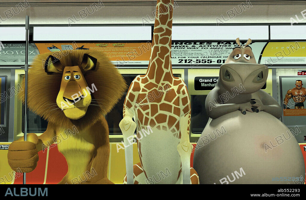 MADAGASCAR, 2005, réalisé par ERIC DARNELL et TOM MCGRATH. Copyright DREAMWORKS.