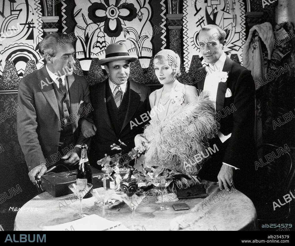 FRED NIBLO, GRETA GARBO, H. B. WARNER and MAURITZ STILLER in THE TEMPTRESS, 1926, directed by FRED NIBLO and MAURITZ STILLER. Copyright M.G.M.