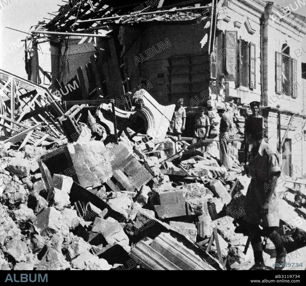 Bombing carried out on Monday July 22, 1946 by the militant Zionist underground organization, the Irgun, on the British administrative headquarters for Palestine at the King David Hotel in Jerusalem. 91 people of various nationalities were killed and 46 were injured.