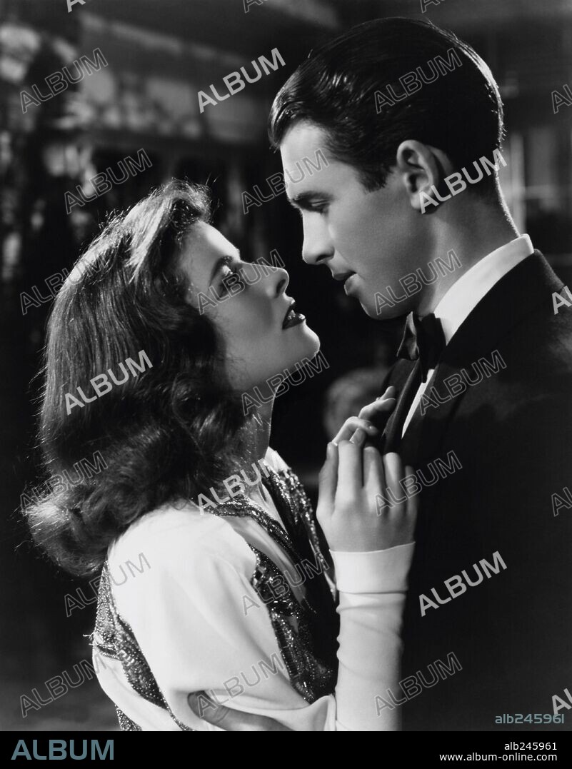 JAMES STEWART et KATHARINE HEPBURN dans THE PHILADELPHIA STORY, 1940, réalisé par GEORGE CUKOR. Copyright M.G.M.