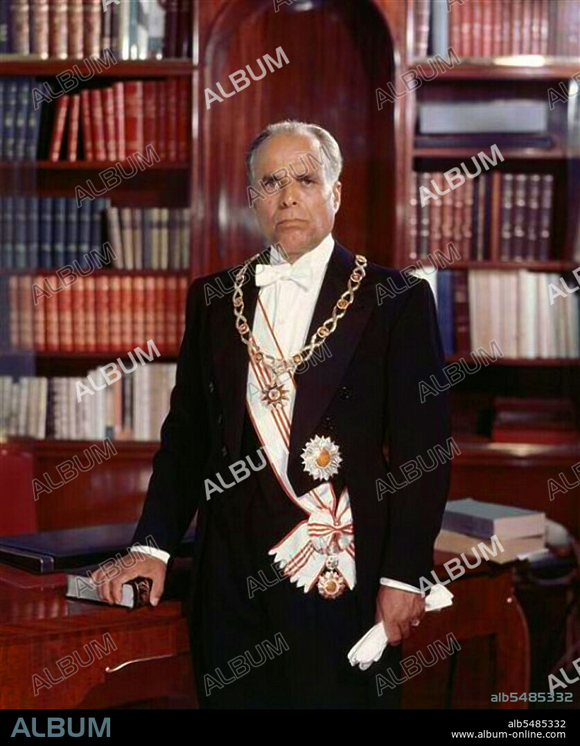 Portrait of Tunisian President Habib Bourguiba (1903-2000) ca. 1960.