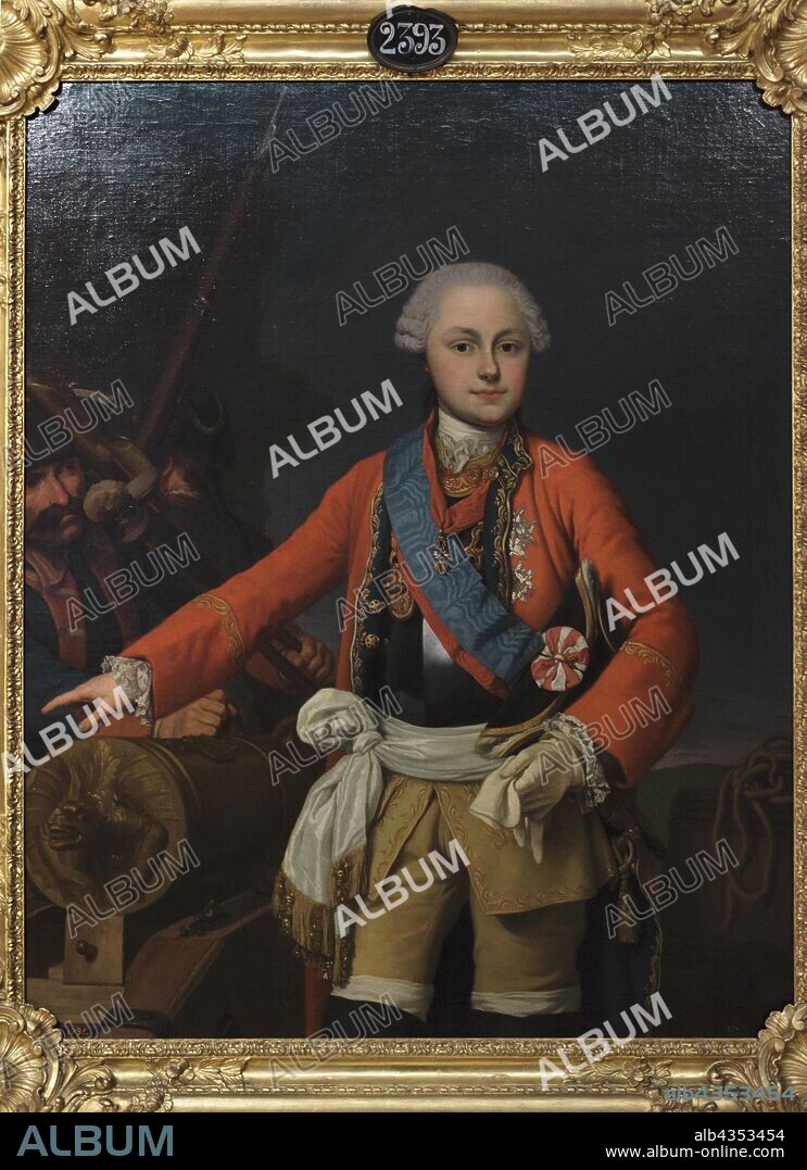 Ferdinand, Duke of Parma (1751-1802). Infante of Spain. Portrait of Giuseppe Baldrighi (1723-1803), 1770-1780. Museum of Fine Arts. A Coru–a, Galicia, Spain. (On loan, Prado Museum, Madrid).