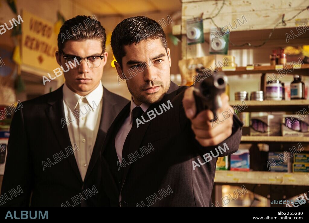 D. J COTRONA and ZANE HOLTZ in FROM DUSK TILL DAWN: THE SERIES, 2014. Copyright FACTORYMADE VENTURES/MARAMAX FILMS/RODRIGUEZ TNTERNATIONAL P.