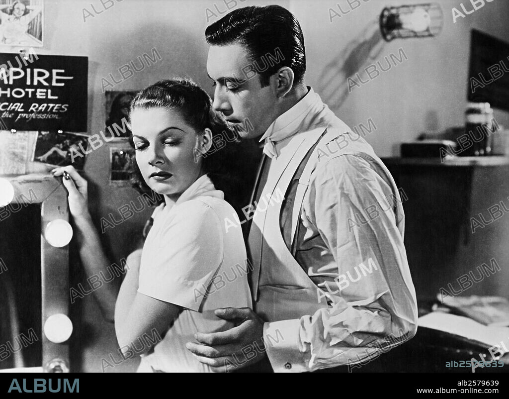 ANN SHERIDAN and ANTHONY QUINN in CITY FOR CONQUEST, 1940, directed by ANATOLE LITVAK. Copyright WARNER BROTHERS.