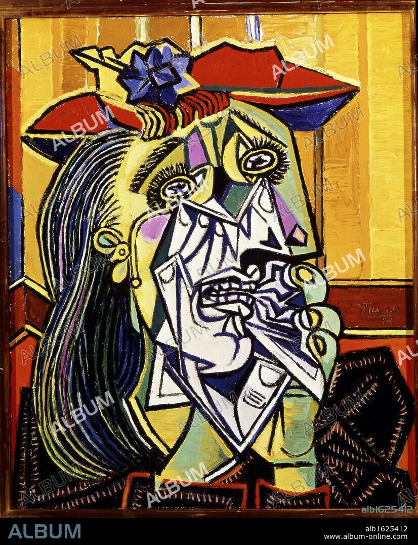 The Weeping Woman by Pablo Picasso, 1937, 1881-1973, UK, London, Tate Gallery.