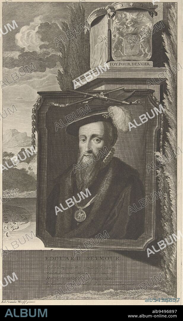 Portrait of Thomas Sydenham, Reynier Blokhuysen, 1673 - 1744, Portrait of the English physician Thomas Sydenham in oval frame., print maker: Reynier Blokhuysen, (mentioned on object), Netherlands, 1673 - 1744, paper, etching, h 164 mm × w 81 mm.