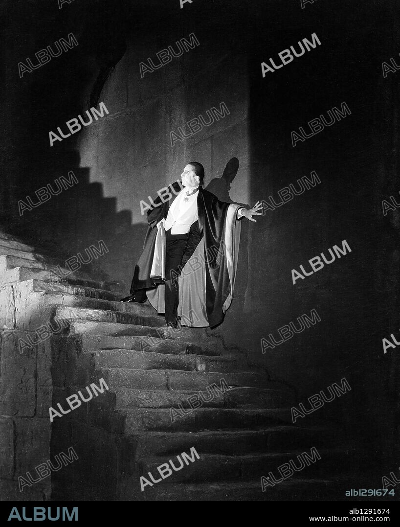 BELA LUGOSI in DRACULA, 1931, unter der Regie von TOD BROWNING. Copyright UNIVERSAL PICTURES.