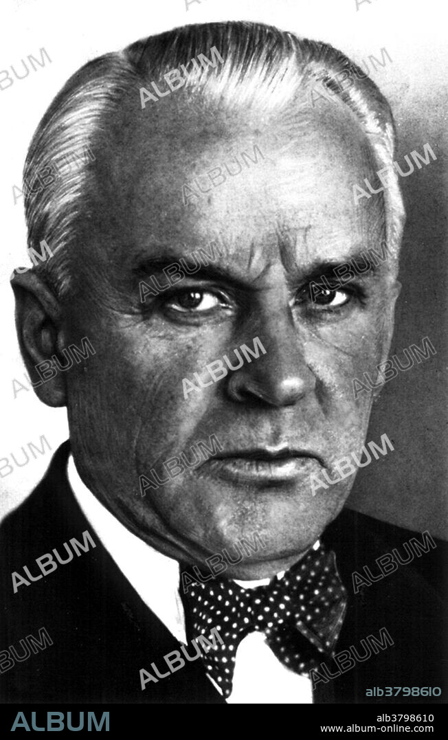 Robert Andrews Millikan (March 22, 1868 - December 19, 1953) was an American experimental physicist. In 1908, while a professor at the University of Chicago, he began experiments in which he measured the charge on a single electron. He and his graduate student Harvey Fletcher used the oil-drop experiment to measure the charge of the electron (as well as the electron mass, and Avogadro's number, since their relation to the electron charge was known). Millikan took sole credit, in return for Fletcher claiming full authorship on a related result for his dissertation. Millikan went on to win the 1923 Nobel Prize for Physics, in part for this work, and Fletcher kept the agreement a secret until his death. Millikan is also credited with measuring the value of Planck's constant by using photoelectric emission graphs of various metals. He left the University of Chicago to become Caltech's chairman of the executive council. He served in that position from 1921-45. At Caltech most of his scientific research focused on the study of cosmic rays (a term which he coined). He died of a heart attack at his home in 1953 at the age of 85.