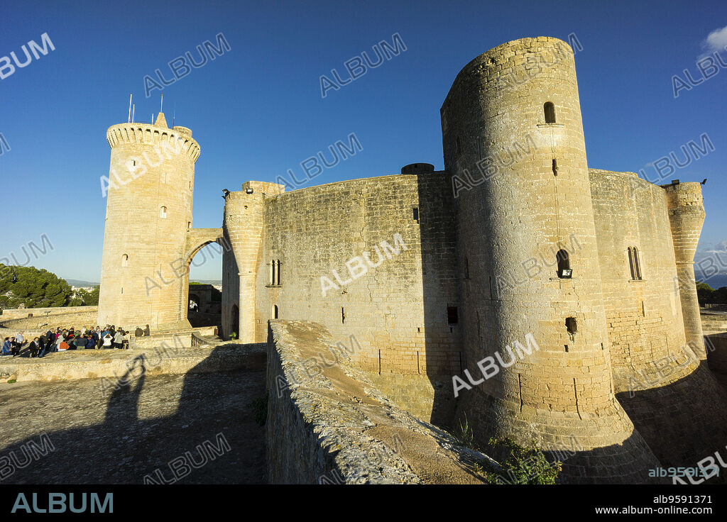 Bellver Castle (XIV century), Palma, Mallorca, Balearic Islands, Spain.