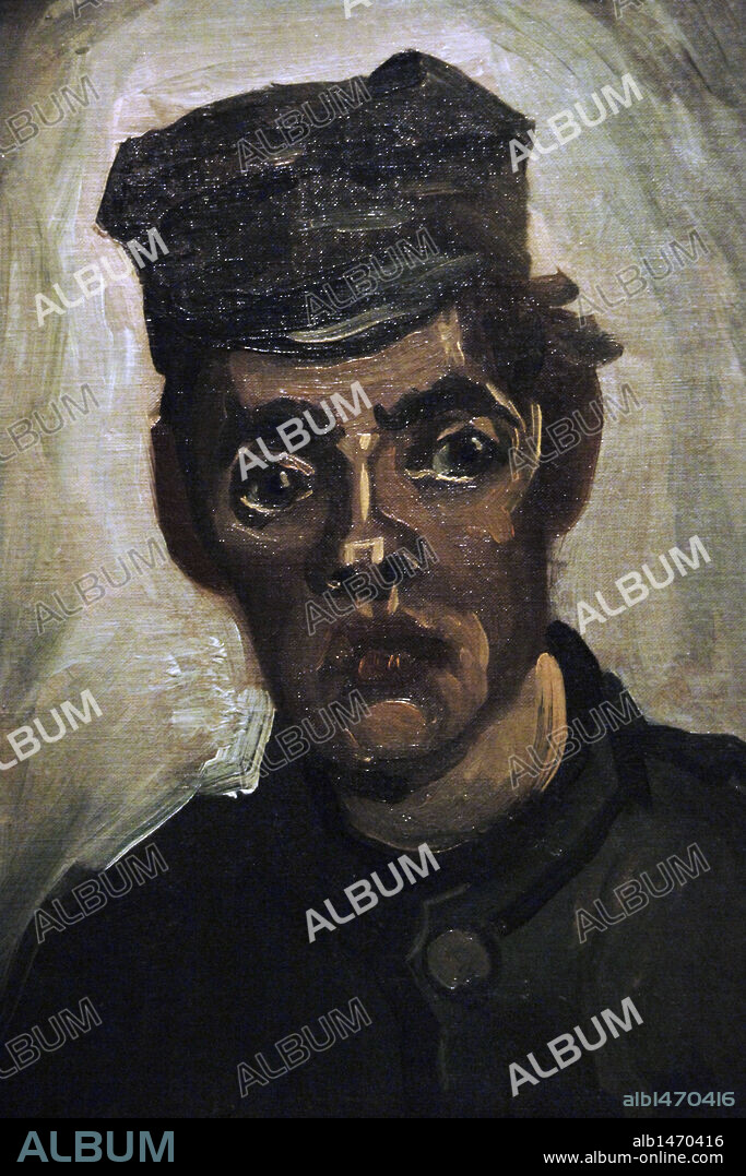 ARTE SIGLO XIX. HOLANDA. VINCENT VAN GOGH (1853-1890). Pintor postimpresionista holandés. "RETRATO DE GYSBERTUS DE GROOT" (1885). Oleo sobre lienzo. Museo de Arte Nelson-Atkins (The Nelson-Atkins Museum of Art). Kansas City. Estado de Missouri. Estados Unidos.