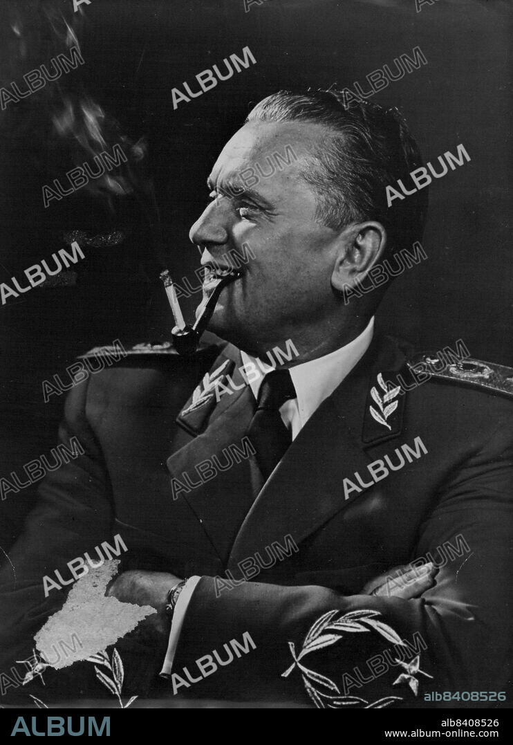 Marshall Tito (Josip Broz.) - President Of Yugoslavia - General Scenes - Personalities. January 15, 1955. (Photo by Karsh).