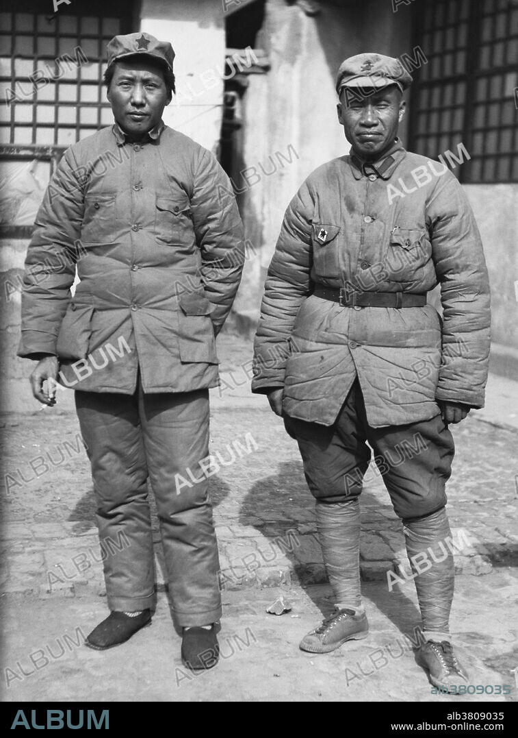 Mao Zedong and Zhu De