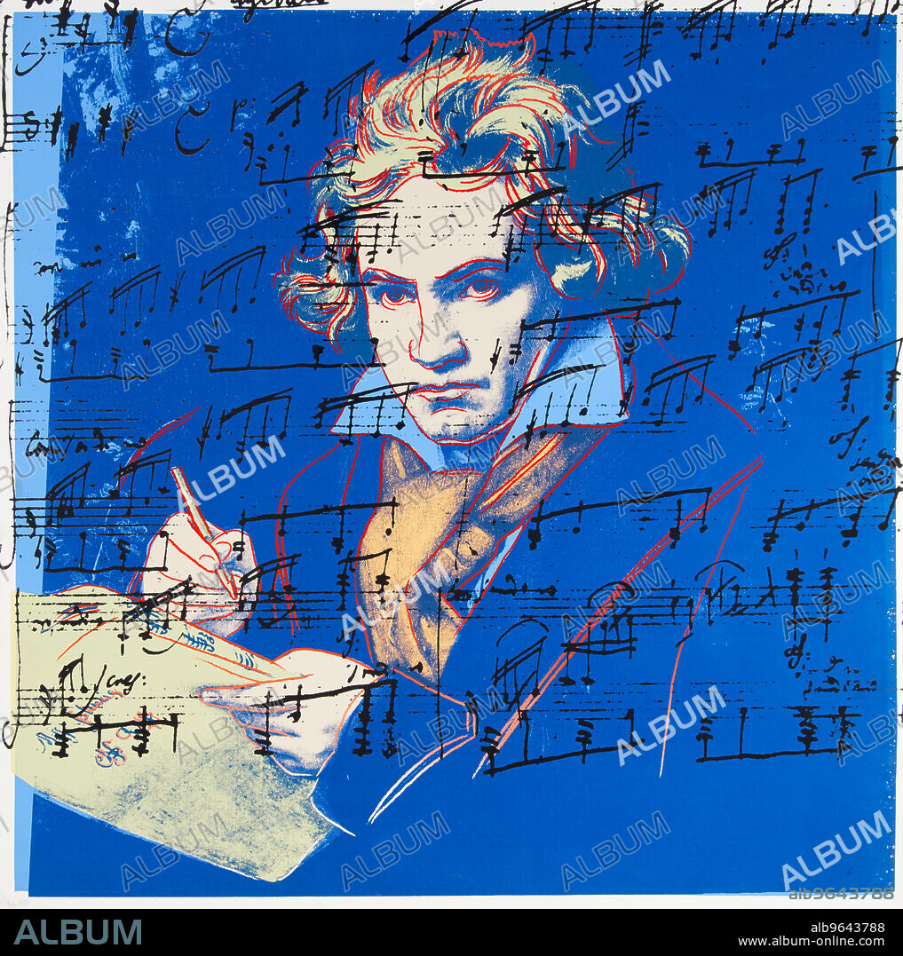 ANDY WARHOL. Beethoven.