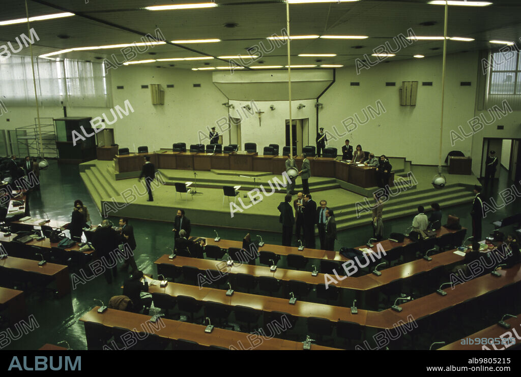 Aula bunker in Palermo, Maxi Trial of Palermo for Mafia crimes.