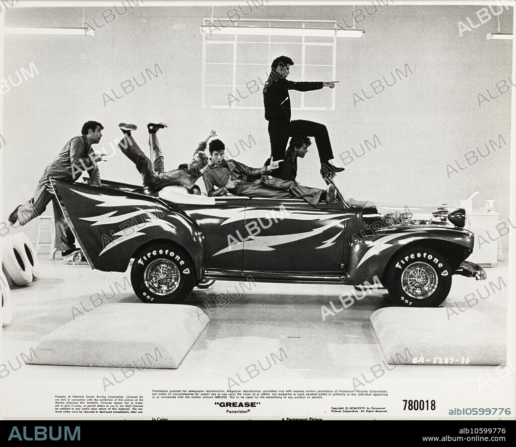 ALAN PAPPE. Movie poster "Grease" by Randal Kleiser.