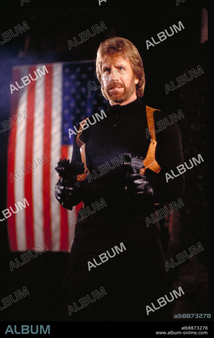 CHUCK NORRIS in INVASION U. S. A., 1985, directed by JOSEPH ZITO. Copyright CANNON FILMS.