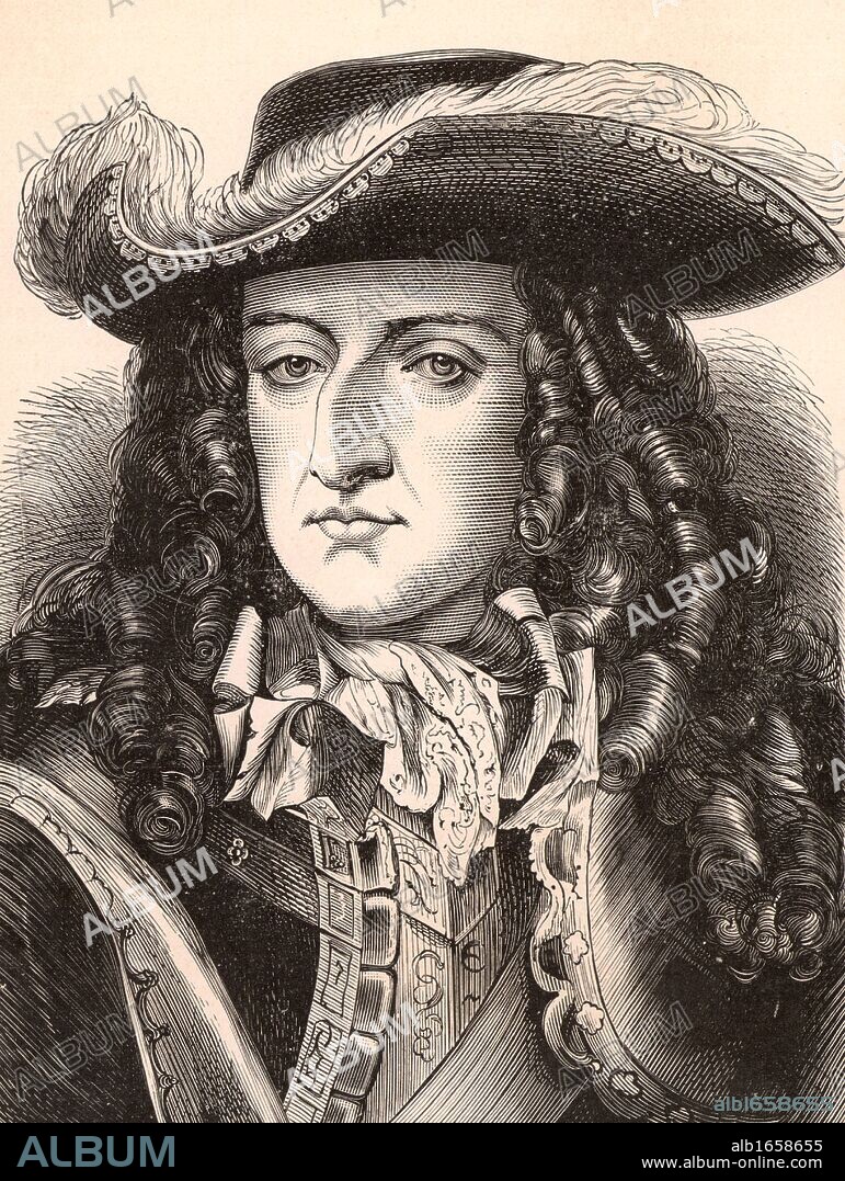 William III (1650-1702) joint monarch of Great Britain and Ireland from 1688-1694 with his wife Mary II, and king alone after her death. Wood engraving c1900. (Photo by: Universal History Archive/UIG via Getty Images).