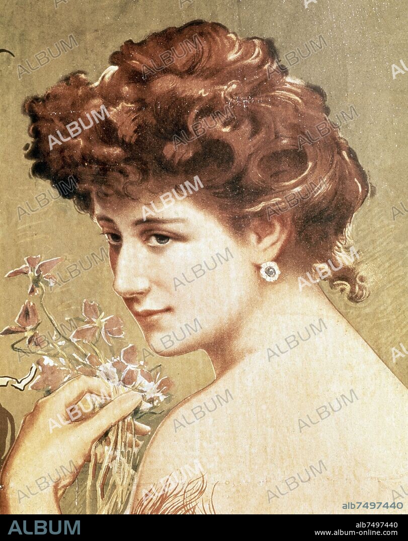 TINA DI LORENZO (1872-1930) - ACTRIZ ITALIANA.