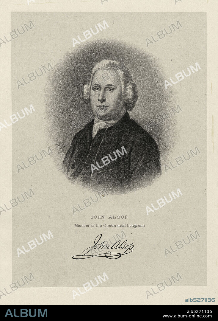 John Alsop, member of the Continental Congress., still image, Prints, 1783 - 1889, Rosenthal, Max (1833-1918).