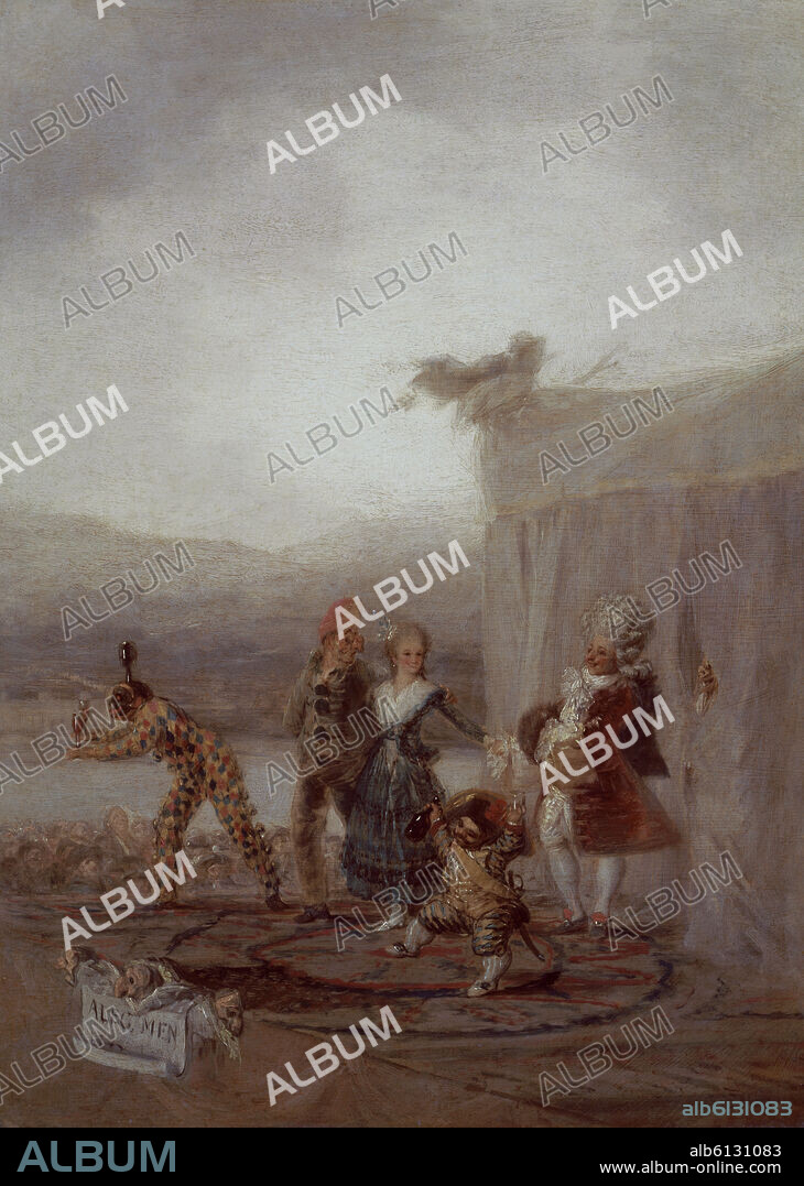 FRANCISCO DE GOYA. COMICOS AMBULANTES - 1793-1794 - HOJALATA - 42,5x31,7 - NP 3045.