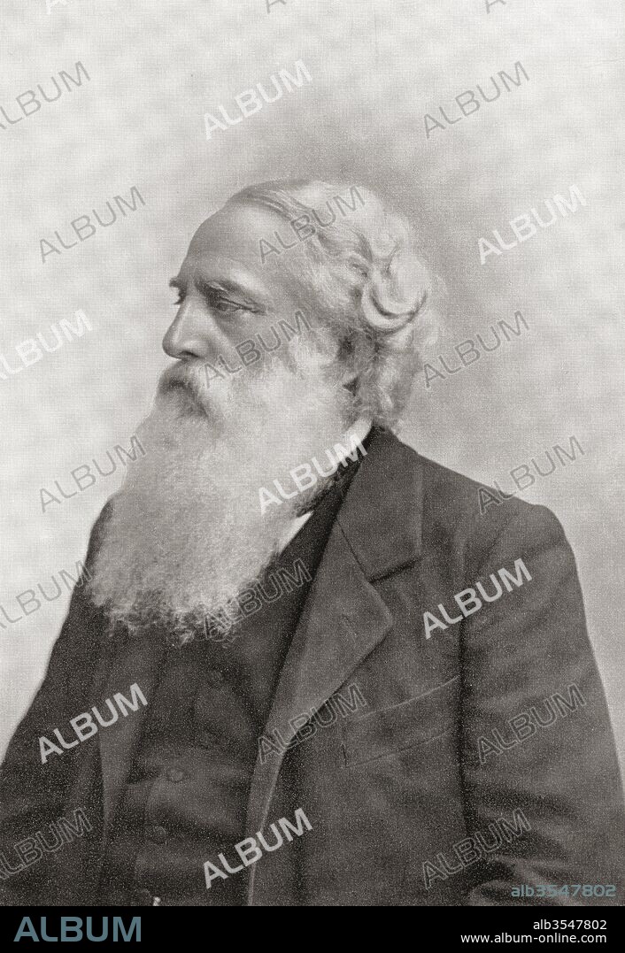 Colonel Henry Steel Olcott, 1832 – 1907. American military officer, journalist, lawyer and the co-founder and first President of the Theosophical Society. From Bibby's Annual published 1910.