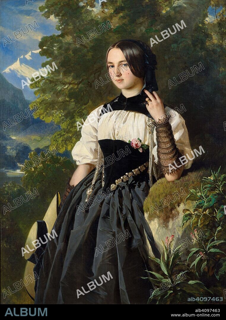 FRANZ XAVIER WINTERHALTER. Young Swiss girl from Interlaken.