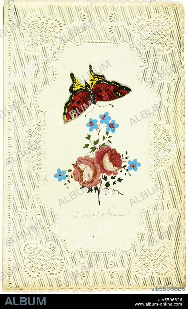 GEORGE KERSHAW. Love True (Valentine), c. 1850.