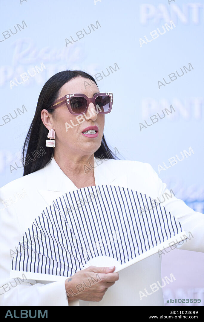 Rossy de Palma attends Pantene Summer Photocall at Santo Mauro Hotel on June 29, 2023 in Madrid, Spain.
