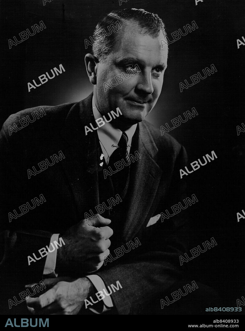 Captains Of U.S. Industry: Juan Terry Trippe -- President, Pan-American Airways. March 23, 1948. (Photo by Karsh, Pictorial Press).