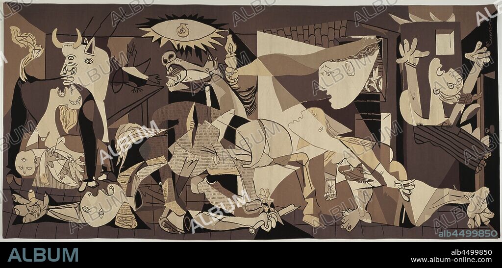 BAUME-DÜRRBACH, JACQUELINE DE LA, (WORKSHOP). Guernica (Tapestry after Pablo Picasso).