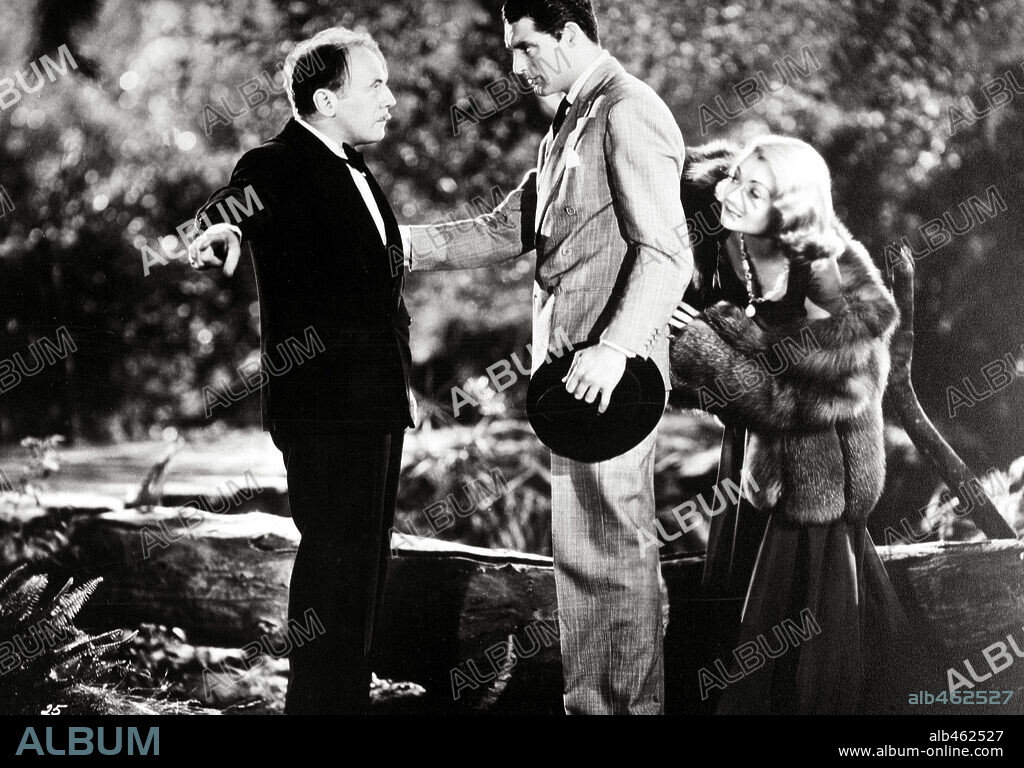 CARY GRANT, CONSTANCE BENNETT y ROLAND YOUNG en UNA PAREJA INVISIBLE, 1937 (TOPPER), dirigida por NORMAN Z. MCLEOD. Copyright M.G.M.