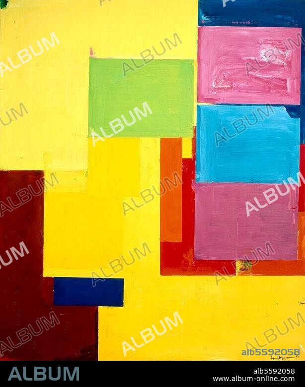 HANS HOFMANN. Hofmann, Hans ; 1880-1966. - "Veluti in Speculum", 1962. Peinture. New York, Metropolitan Museum of Art.