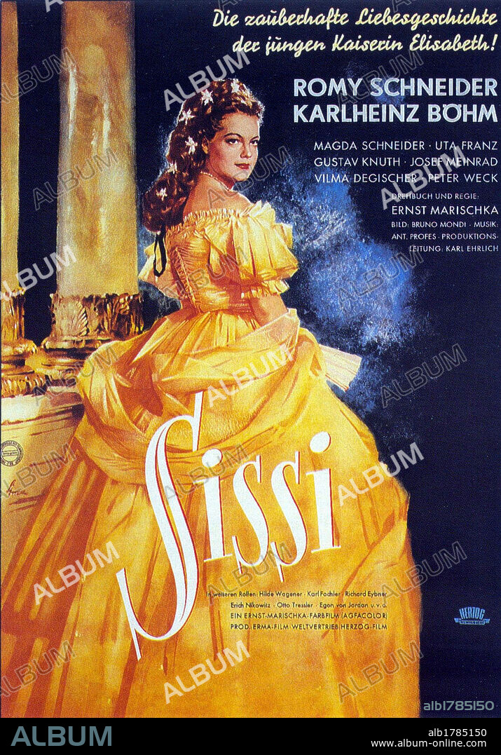 Poster of SISSI, 1955, directed by ERNST MARISCHKA. Copyright ERMA FILM.