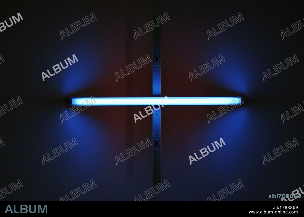 DAN FLAVIN. ARTE S. XX. AMERICA. FLAVIN, Dan (1933-1996). Escultor estadounidense considerado uno de los artistas fundadores del Arte Minimalista norteamericano. "SIN TITULO" (CORNER PIECE) (1969). Tate Modern. Londres. Inglaterra. Reino Unido.