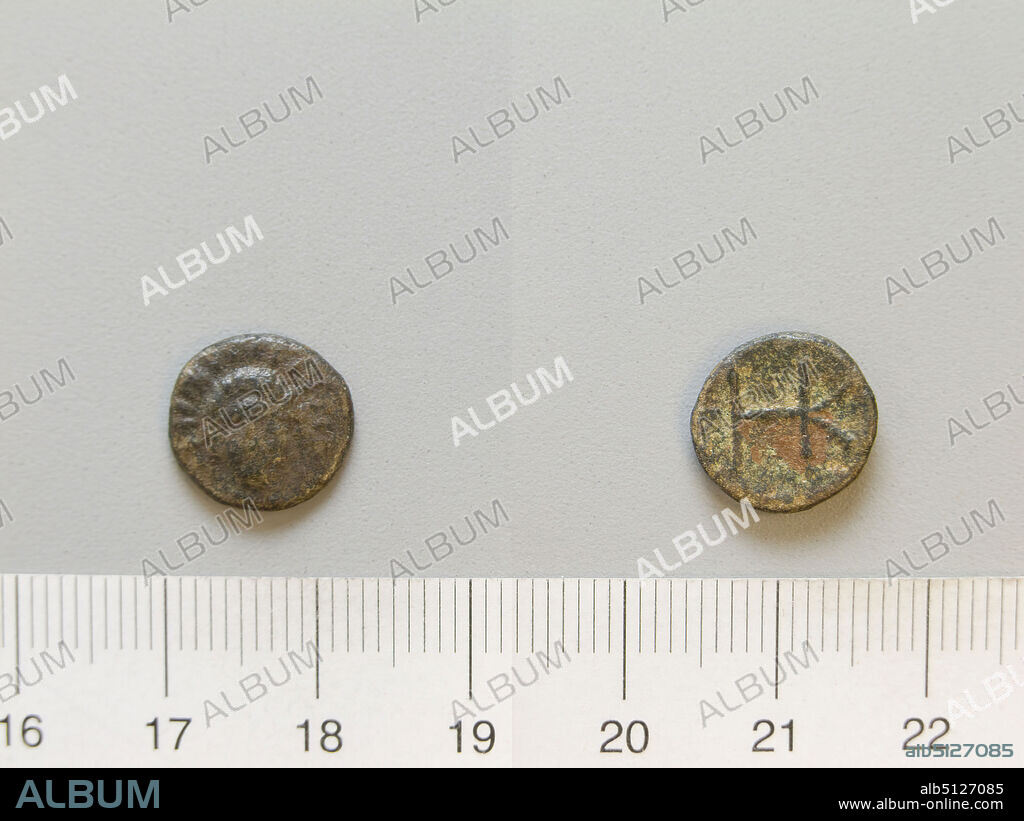 Mint: Cleitor, Coin from Cleitor, 370240 B.C., Copper, 1.26 g, 12:00, 12.0 mm, Made in Cleitor, Arcadia, Greek, 4th3rd century B.C., Numismatics.