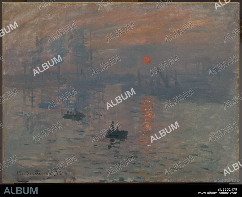 CLAUDE MONET. Impression, Sunrise (Impression, soleil levant).