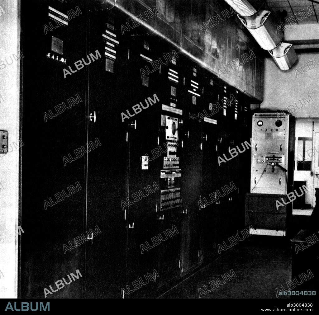 EDVAC (Electronic Discrete Variable Automatic Computer), one of the earliest electronic computers, installed at the US Army's Ballistics Research Laboratory. It was preceded by the ENIAC and succeeded by the BRLESC.