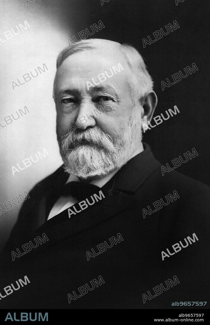 Benjamin Harrison (1833-1901), 23rd President of the United States 1889-93, Head and Shoulders Portrait, Photograph by Joseph Gray Kitchell, 1897.